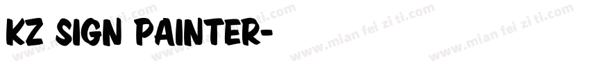 KZ Sign Painter字体转换